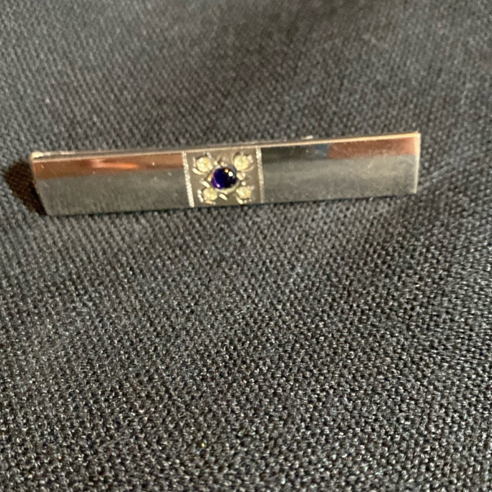Sterling Silver Vintage Top P&K tie/money clip